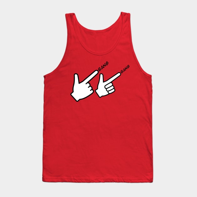 Finger Guns Tank Top by SeoulVision